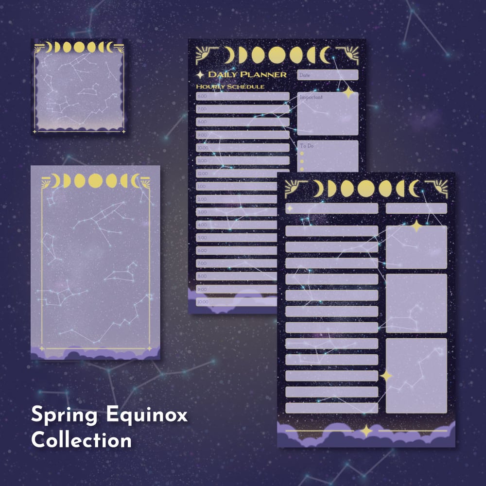 Image of Spring Equinox Planner Pads Pre-Order