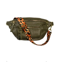 Image 1 of The Joan Army Cross Body Bag-LG