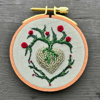 Image 5 of Sacred Blooming Heart Votive Embroidery