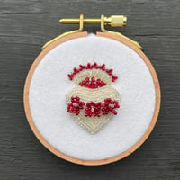 Image 2 of Sacred Heart Votive Embroidery