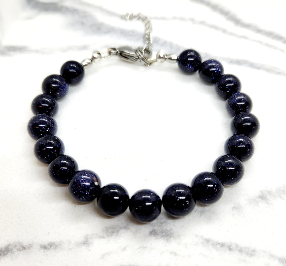 Image of Blue Sandstone Bracelet AA