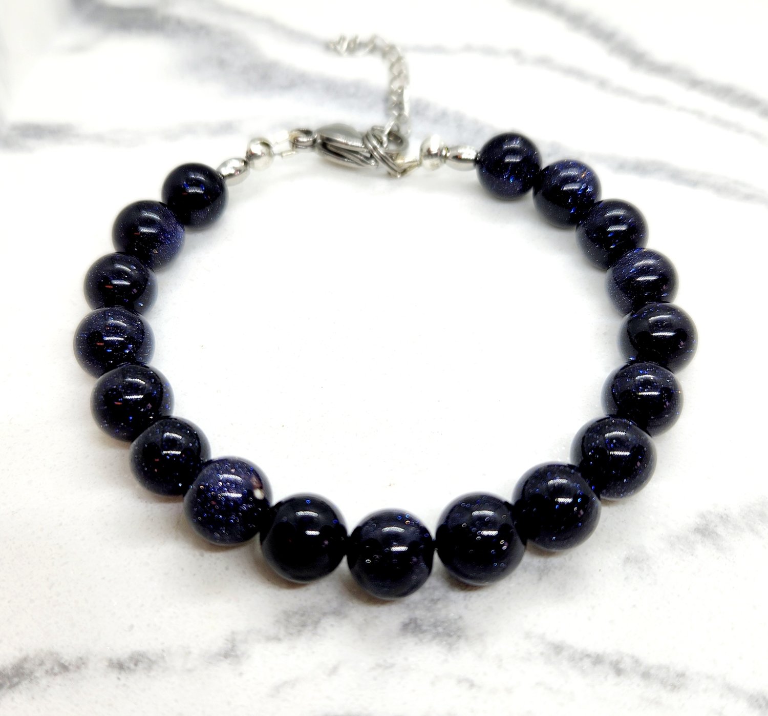 Image of Blue Sandstone Bracelet AA