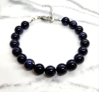 Blue Sandstone Bracelet AA