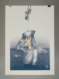 Image of Screen print: The brave sailor or the meaning of life 