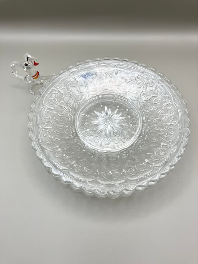 4 Nuutajarvi Dessert Plates with Box | Glass Retold