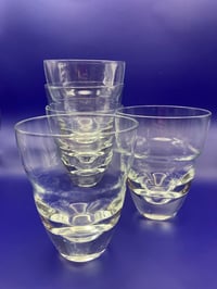 Image 1 of Contemporary Beehive Glass Tumblers