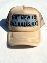 Image of not new to this trucker in tan 