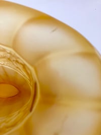 Image 3 of Art Deco Frosted Amber Glass Vase