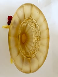 Image 5 of Art Deco Frosted Amber Glass Vase