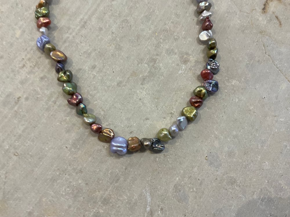 irregular sweetwater pearl necklace 