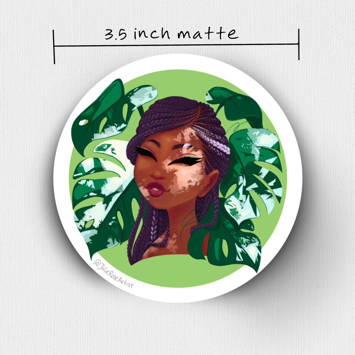 Image of Variegated Monstera sticker 