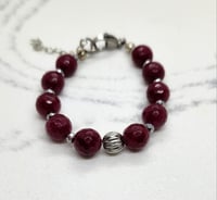 Image 2 of Ruby and Gold Bracelet
