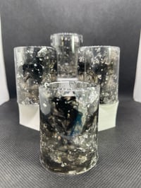 Image 4 of Epoxy Resin Shot Glasses with Foil Flakes