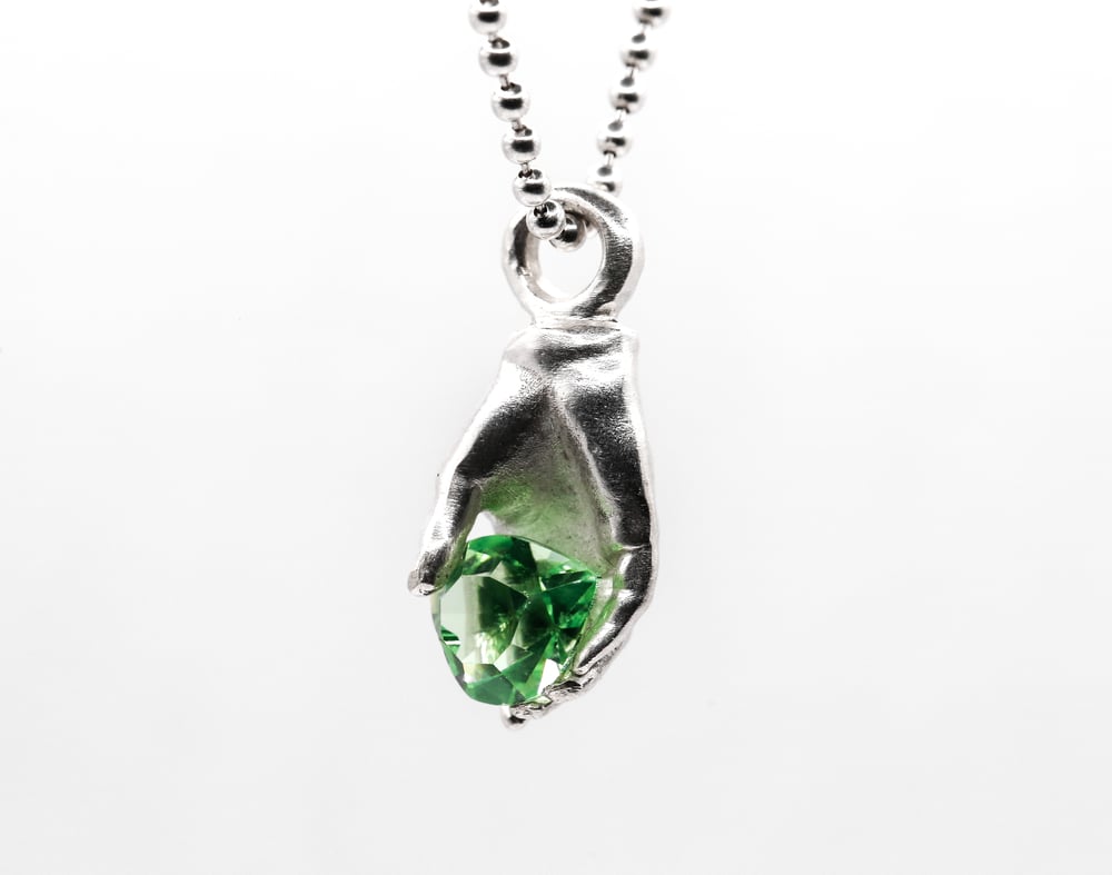 Image of Heart In Hand Pendant 
