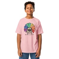 Image 4 of Youth Tee- Rainbow Anouk Pug
