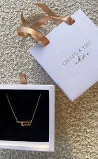 Image 3 of “Chosen” Hebrew Necklace  