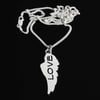 LOVE ~ WORD ON A WING PENDANT