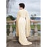 Vintage Ivory Sheer Ruffled "Selene" Dressing Gown PRE-ORDER Image 2