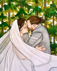 Image 3 of Watercolor Wedding Keepsake