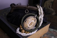 Image 3 of Green linen zebra feldspar necklace