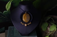 Image 1 of Black hemp golden healer necklace