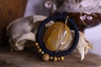 Image 4 of Black hemp golden healer necklace