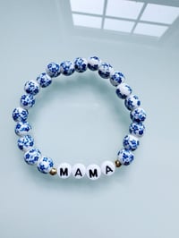 Blue Floral Bracelet