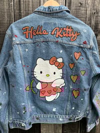 Image 1 of Hello Kitty custom jacket (Size M)