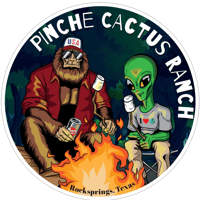 Image 2 of Pinche Cactus Ranch Bigfoot & Alien T-Shirt