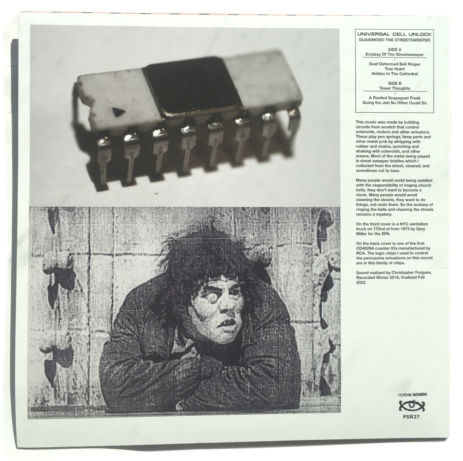 Universal Cell Unlock 'Quasimodo The Streetsweeper' 12 Universal Cell Unlock 'Quasimodo The Streetsweeper' 12