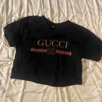 vintage GUCCI cropped tee