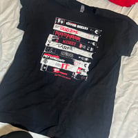Stephen King VHS stack shirt size L unisex
