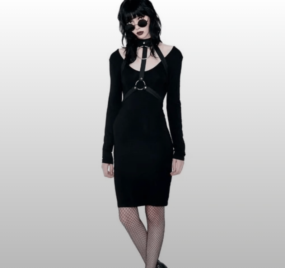 Image of bondage dress