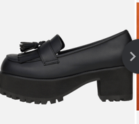 Image 2 of TUK new goth loafer platforms