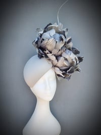 Image 3 of Peony Bloom hugger in Metallic greys