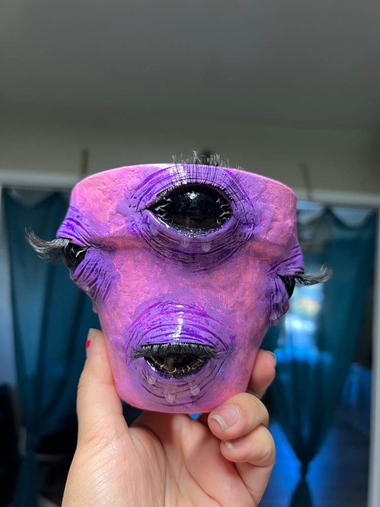 Image of Crybaby Demon: Pink/Lavender (Indoor Planter)