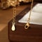 Image of 18K Gold Plated Sterling Silver Freshwater Pearl Necklace 