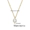 Image of 18K Gold Plated Sterling Silver Freshwater Pearl Necklace 