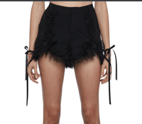 perfect lace goth shorts