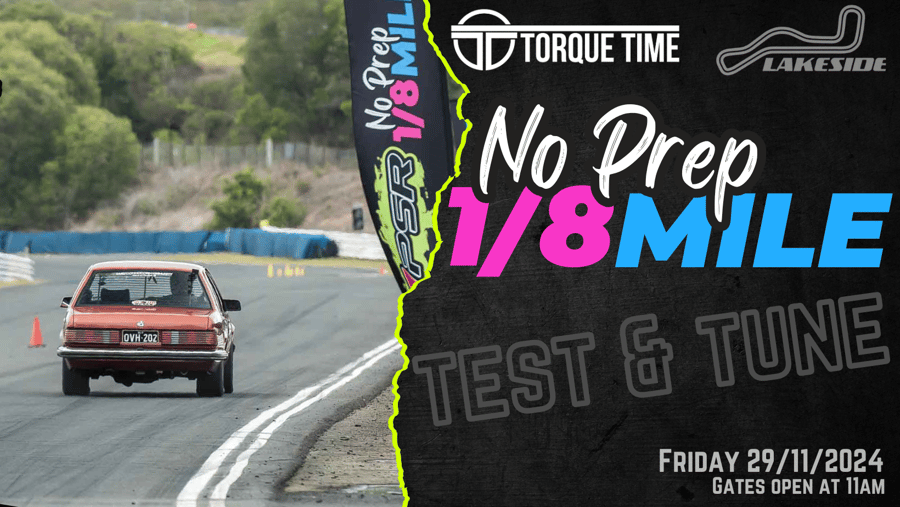 Image of No Prep 1/8th mile - Test N Tune 29/11/24 Lakeside
