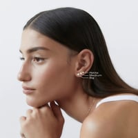 Image 3 of Big Golden Goddess Harmony Crystal Studs 6 mm