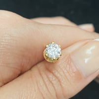 Image 5 of Big Golden Goddess Harmony Crystal Studs 6 mm