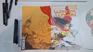Image of Wonder Woman Blank cover sketch / Hong Kong Man Hua Artsit : Bobby Tang 