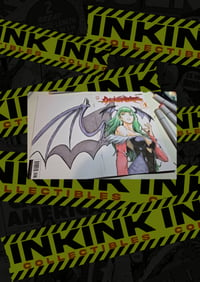 Image 1 of Morrigan Aensland Blank cover sketch / Hong Kong Man Hua Artsit : Bobby Tang 