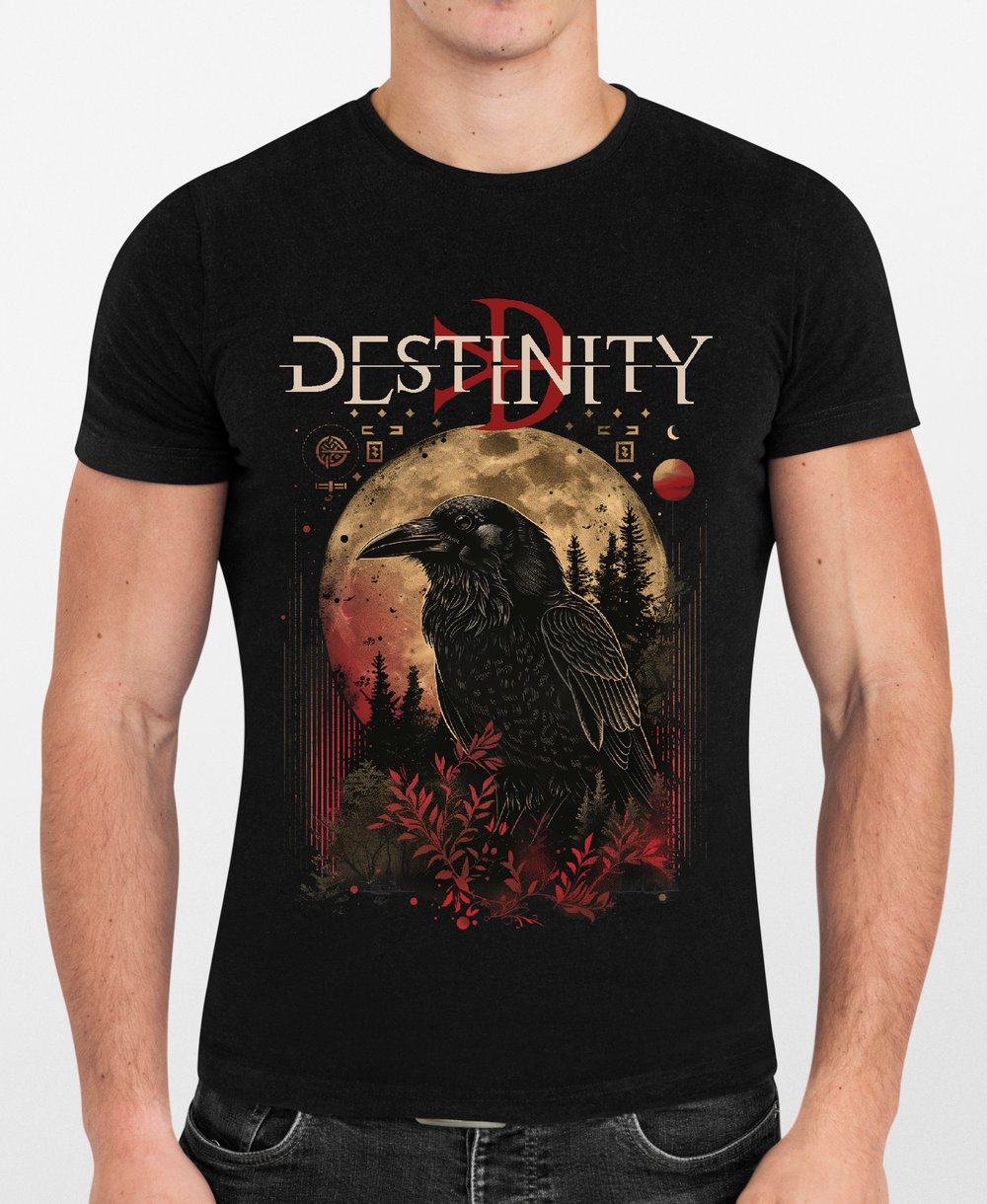 DESTINITY Shirt "Raven & Moon"