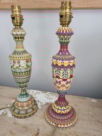 Image 1 of Lamp base 34h x 10.5dia cm