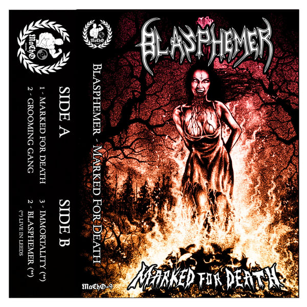 Image of BLASPHEMER - Marked For Death Cassette