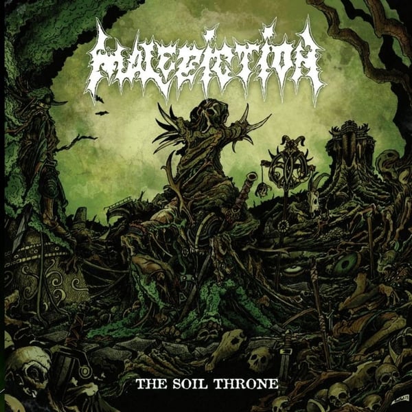 Image of MALEDICTION - The Soil Throne Cassette