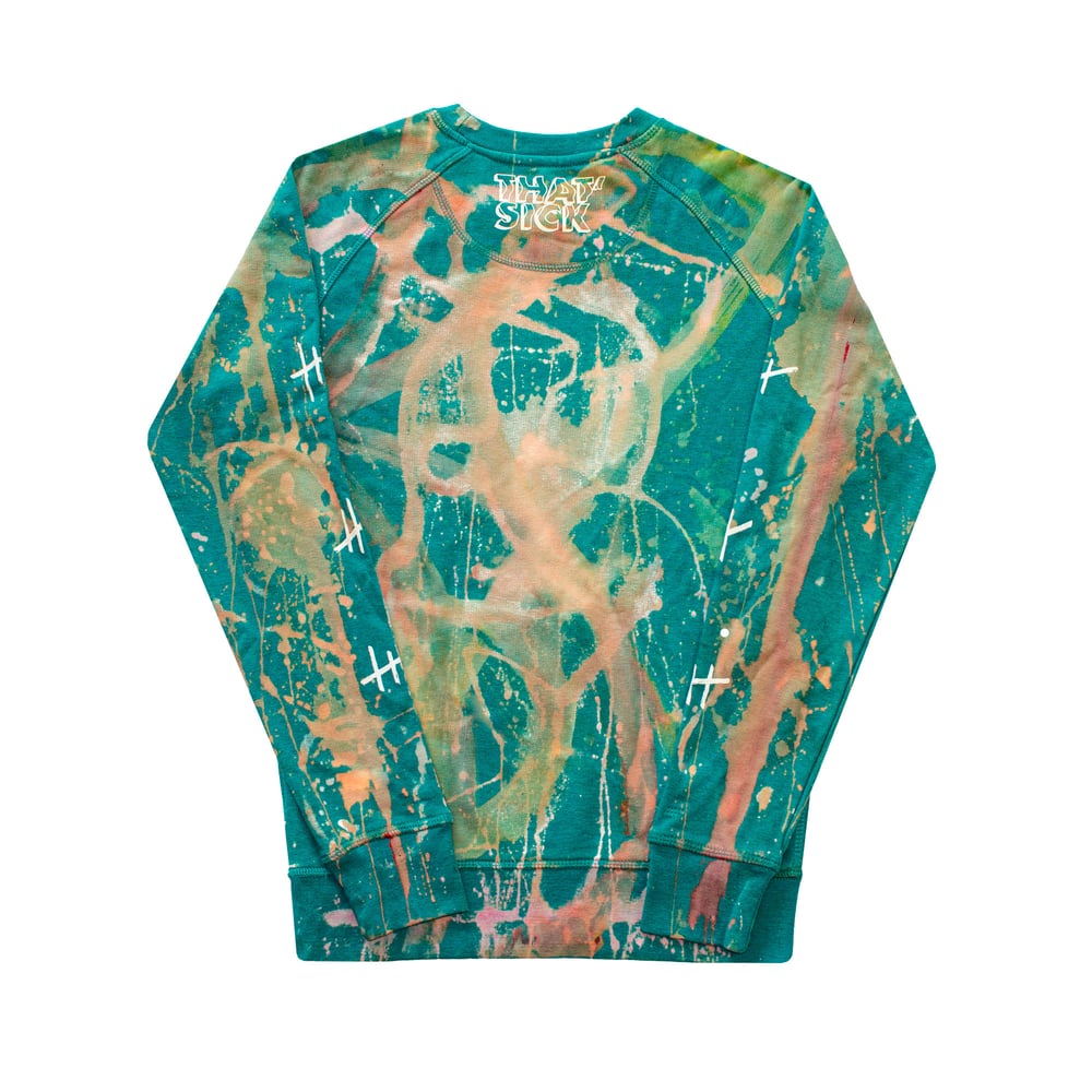 Image of GREEN RIVER - FELPA XS TIE DYE