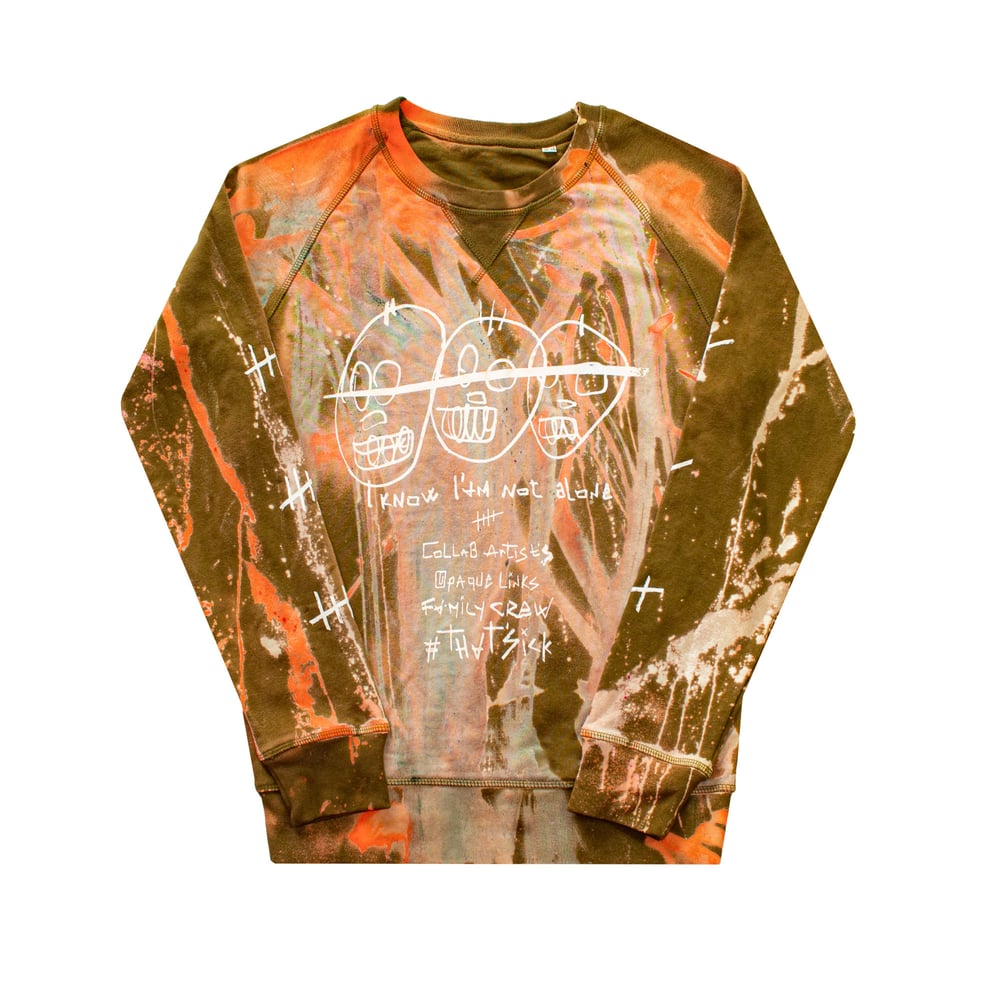 Image of ORANGY - FELPA S TIE DYE 